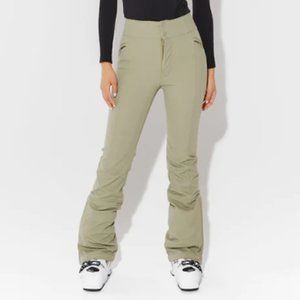Size XS Olive Halfdays Emma Softshell Ski Pants